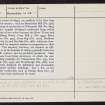 Morebattle, NT72NE 20, Ordnance Survey index card, page number 2, Verso