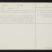 Marlefield House, NT72NW 23, Ordnance Survey index card, page number 3, Recto