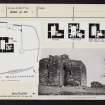 Cessford Castle, NT72SW 2, Ordnance Survey index card, page number 6, Verso