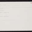Lochton, NT73NE 18, Ordnance Survey index card, Recto