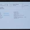 Lochton, NT73NE 18, Ordnance Survey index card, Recto