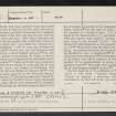 Roxburgh, NT73SW 20, Ordnance Survey index card, page number 3, Recto