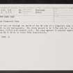 Wooden Home Farm, NT73SW 40, Ordnance Survey index card, page number 2, Recto