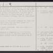 Mid Chesterfield, Stockbridge, NT76NE 17, Ordnance Survey index card, page number 2, Verso