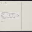 Skateraw, NT77NW 8, Ordnance Survey index card, Recto