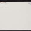 Innerwick, NT77SW 18, Ordnance Survey index card, page number 2, Recto