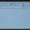 Thurston Mains, NT77SW 45, Ordnance Survey index card, Recto