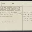 Camp Tops, NT81NE 8, Ordnance Survey index card, page number 3, Recto