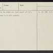 Fundhope Rig, NT81NE 23, Ordnance Survey index card, page number 2, Recto