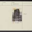 Stob Stones, NT82NE 81, Ordnance Survey index card, page number 1, Recto