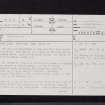 Stuartslaw, NT85NE 8, Ordnance Survey index card, page number 1, Recto