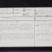 Gunsgreen, Pumping Windmill, NT96SW 2, Ordnance Survey index card, page number 1, Recto