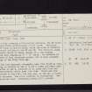 Dunman, NX03SE 2, Ordnance Survey index card, page number 1, Recto
