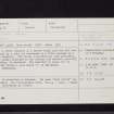 Doon Castle, Ardwell Point, NX04SE 1, Ordnance Survey index card, Recto
