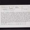 Duniehinnie, Mull Of Logan, NX04SE 3, Ordnance Survey index card, Recto