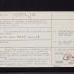 Teroy, NX06SE 7, Ordnance Survey index card, page number 2, Recto