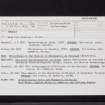 Terally, NX14SW 8, Ordnance Survey index card, Recto