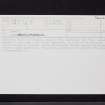Terally, Brick And Tile Works, NX14SW 16, Ordnance Survey index card, Recto