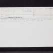 Terally, Brick And Tile Works, NX14SW 16, Ordnance Survey index card, Recto
