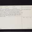 Old Luce, Burial-Ground, NX15NE 22, Ordnance Survey index card, page number 2, Recto