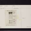 Mye Plantation, NX15SW 2, Ordnance Survey index card, page number 1, Recto