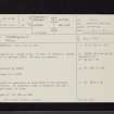 Craigbirnoch, NX16NE 4, Ordnance Survey index card, page number 1, Recto