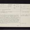 Craigbirnoch, NX16NE 5, Ordnance Survey index card, page number 1, Recto