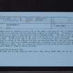 Craigbirnoch, NX16NE 5, Ordnance Survey index card, Recto
