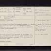 Kilfeddar, NX16NE 6, Ordnance Survey index card, page number 1, Recto