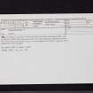 Craigbirnoch, NX16NE 66, Ordnance Survey index card, Recto