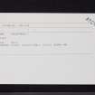 Craigbirnoch, NX16NE 66, Ordnance Survey index card, Recto
