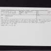 Drumacissock, NX16NW 50, Ordnance Survey index card, Recto