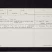 Larg, NX16SE 3, Ordnance Survey index card, Recto