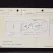 Mid Gleniron, NX16SE 14, Ordnance Survey index card, page number 1, Recto