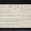 Miltonise, NX17SE 2, Ordnance Survey index card, page number 1, Recto