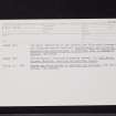 Brockloch Cairn, NX17SW 1, Ordnance Survey index card, Recto