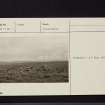 Brockloch Cairn, NX17SW 1, Ordnance Survey index card, Recto