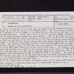 Claywarnies, NX17SW 2, Ordnance Survey index card, Recto