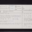 Drumanwherran, NX17SW 7, Ordnance Survey index card, page number 1, Recto