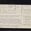 Almont, Shell Knowe, NX18NE 2, Ordnance Survey index card, page number 1, Recto