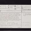 Carleton Hill, NX18NW 6, Ordnance Survey index card, page number 1, Recto