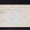 Houdston Hill, NX19NE 27, Ordnance Survey index card, Recto