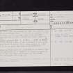 Girvan Mains, NX19NE 28, Ordnance Survey index card, page number 1, Recto