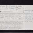 Girvan Mains, NX19NE 29, Ordnance Survey index card, page number 1, Recto