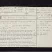 Corwall, NX24NE 13, Ordnance Survey index card, page number 1, Recto