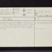 Alticry, NX24NE 17, Ordnance Survey index card, page number 1, Recto