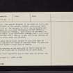 Stair Haven, NX25SW 9, Ordnance Survey index card, page number 3, Recto
