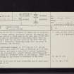 Barmore, NX26SE 7, Ordnance Survey index card, page number 1, Recto