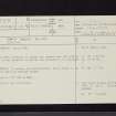 Half Merk Burn, NX28NE 1, Ordnance Survey index card, page number 1, Recto