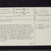 Maxwellston Hill, NX29NE 1, Ordnance Survey index card, page number 1, Recto
